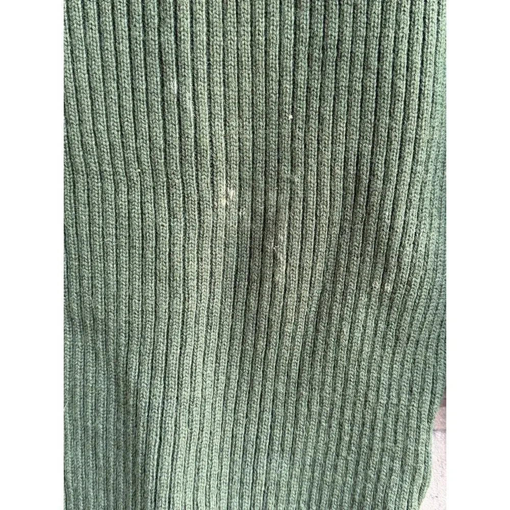Vintage US Military DLA Valor Collection Olive Drab Ribbed Commando Sweater-S 40